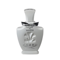 CREED Love In White 75ml parfum bottle in luxe presentation for a floral amber signature scent